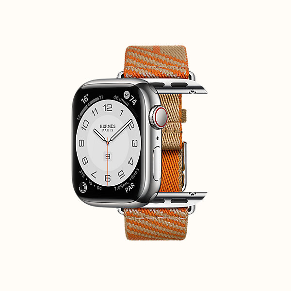 Series 7 case & Band Apple Watch Hermes Single Tour 41 mm Jumping 